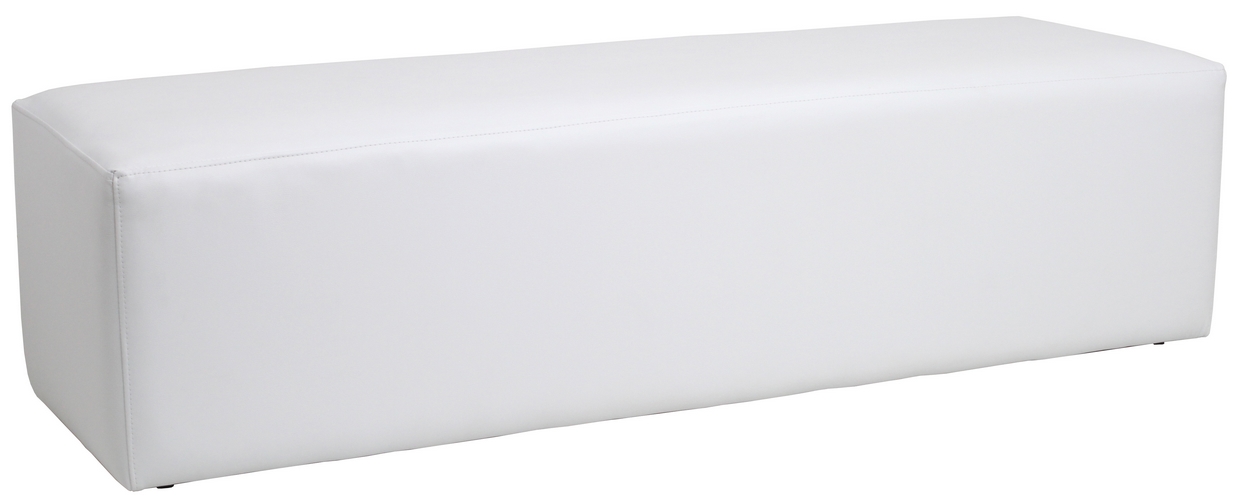 PUF RIVER 160X50 - Branco